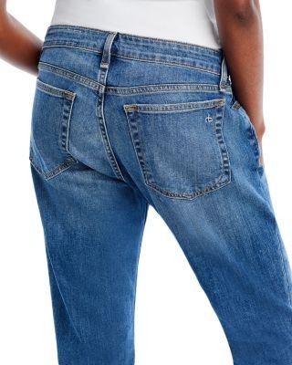 rag & bone Dre Low Rise Ankle Slim Boyfriend Jeans in Julienne