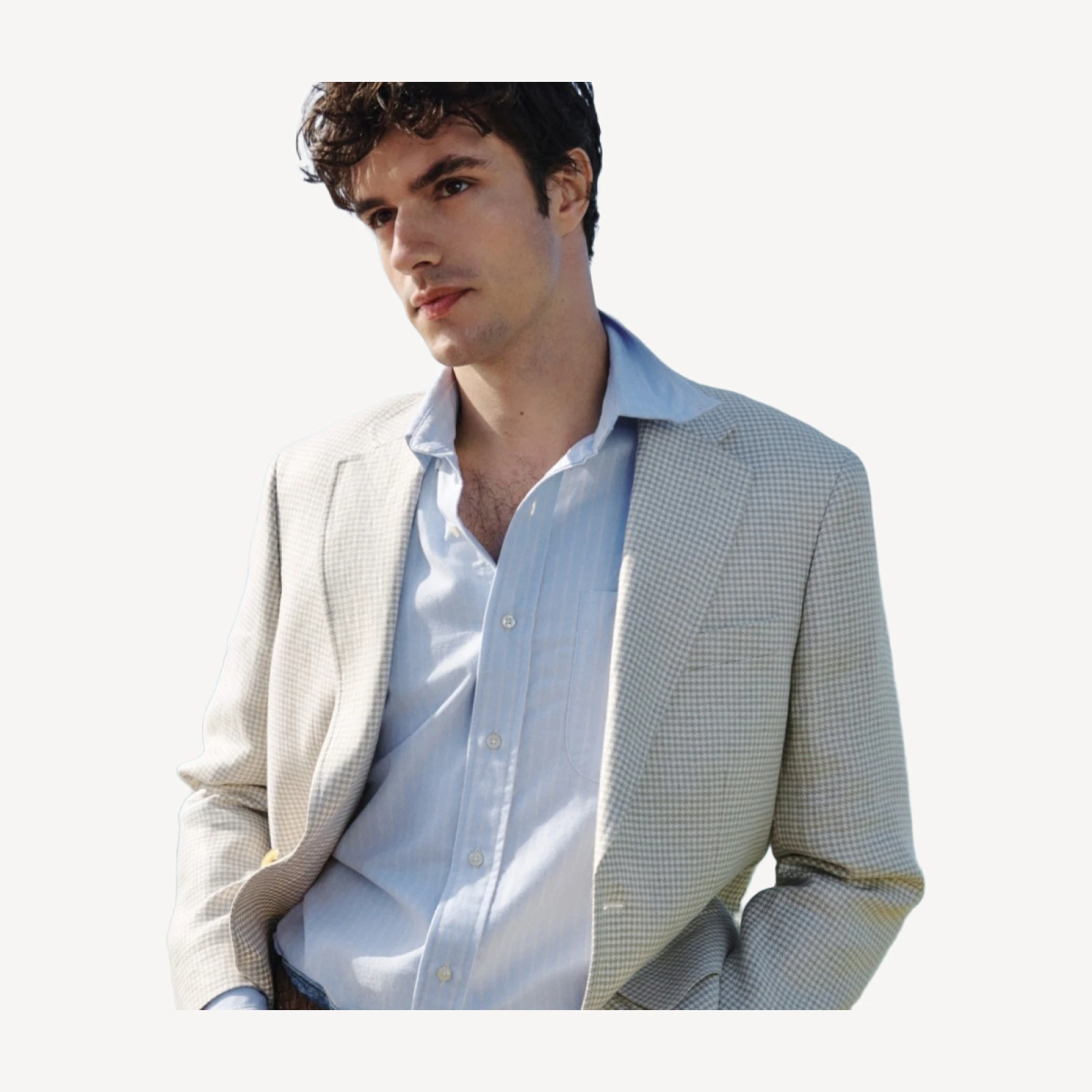 Sportcoat in linen twill