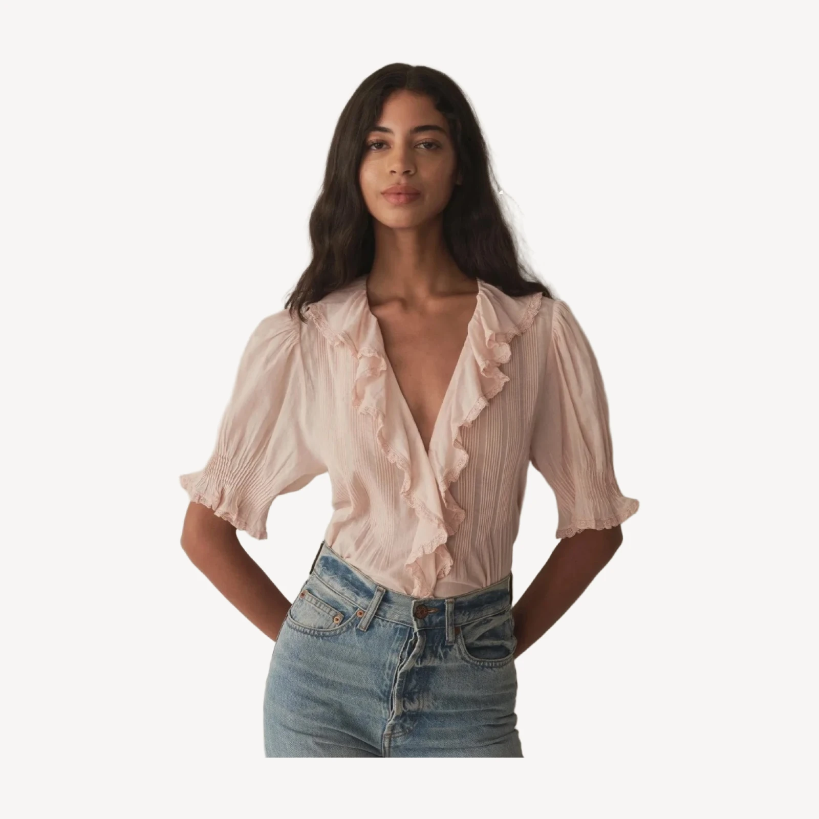 HENRI TOP -- BLUSH