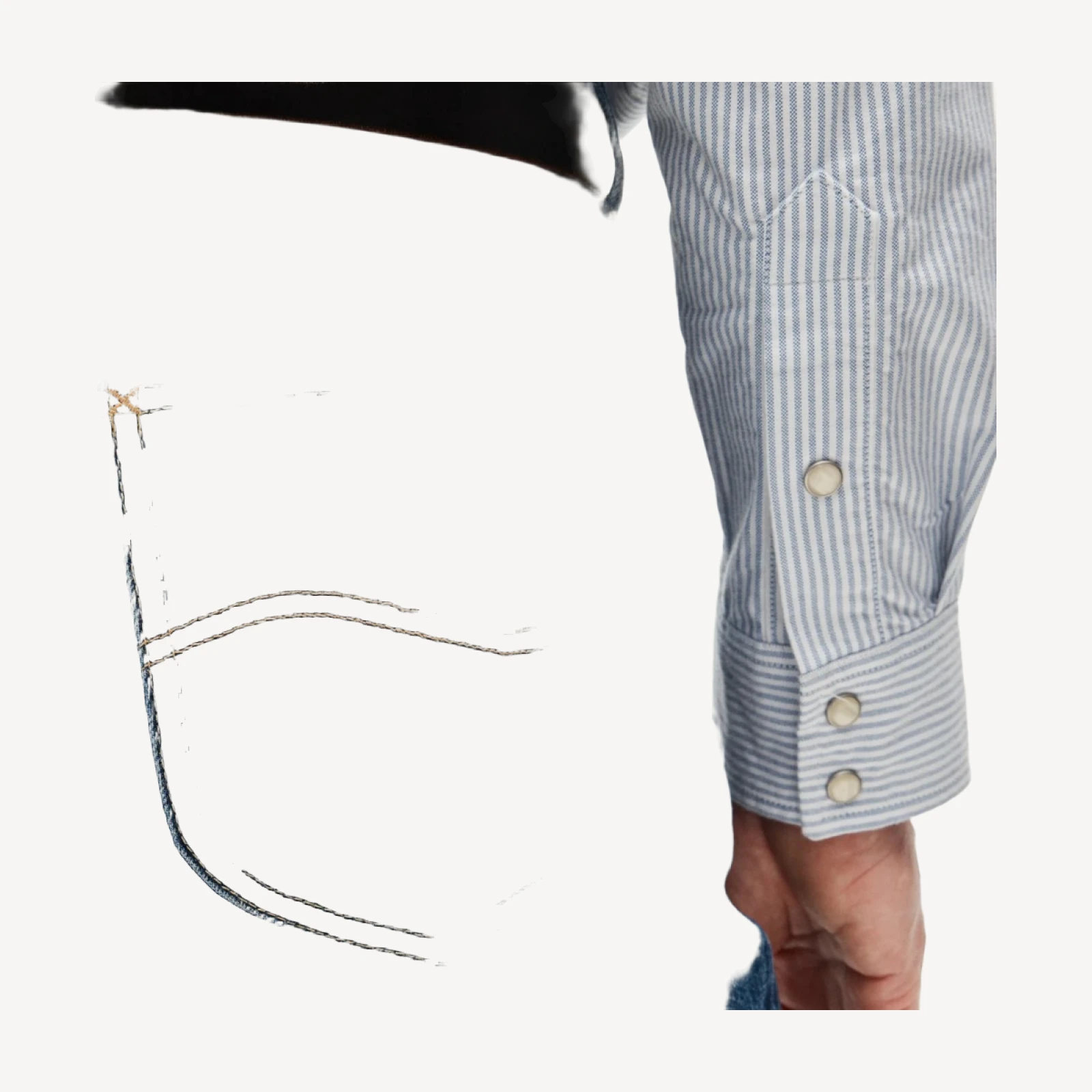 Men's Lee® X J.Crew straight jean in Japanese selvedge denim