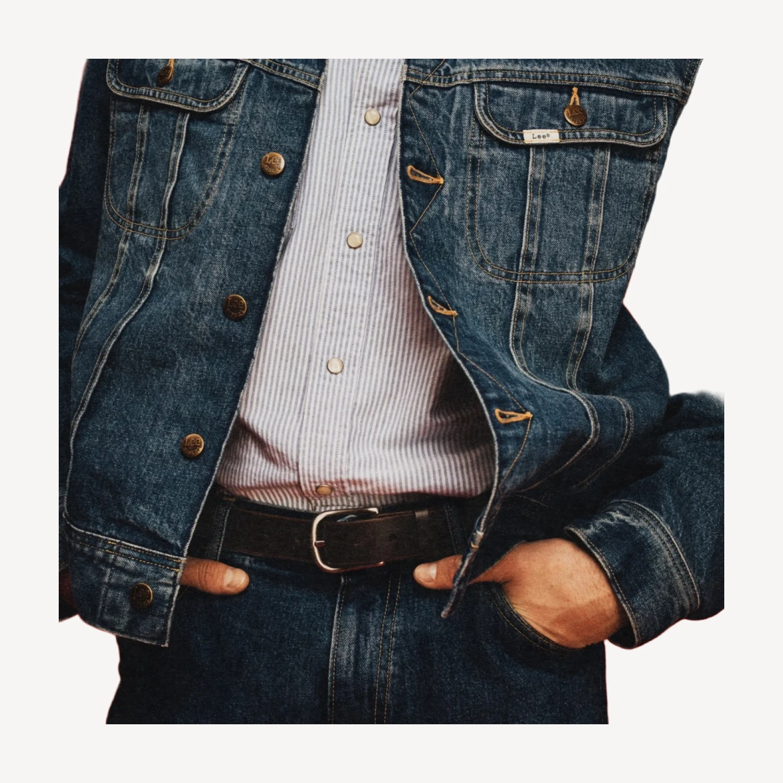 Men's Lee® X J.Crew straight jean in Japanese selvedge denim