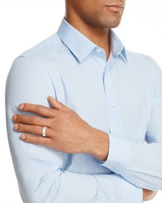 Bloomingdale's Fine Collection Men's 6mm Lightweight Flat Band in 14K White Gold