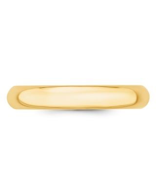 Bloomingdale's Fine Collection Men's 4mm Comfort Fit Band Ring in 14K Yellow Gold