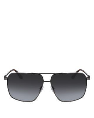 Ferragamo Gancini Navigator Sunglasses, 62mm