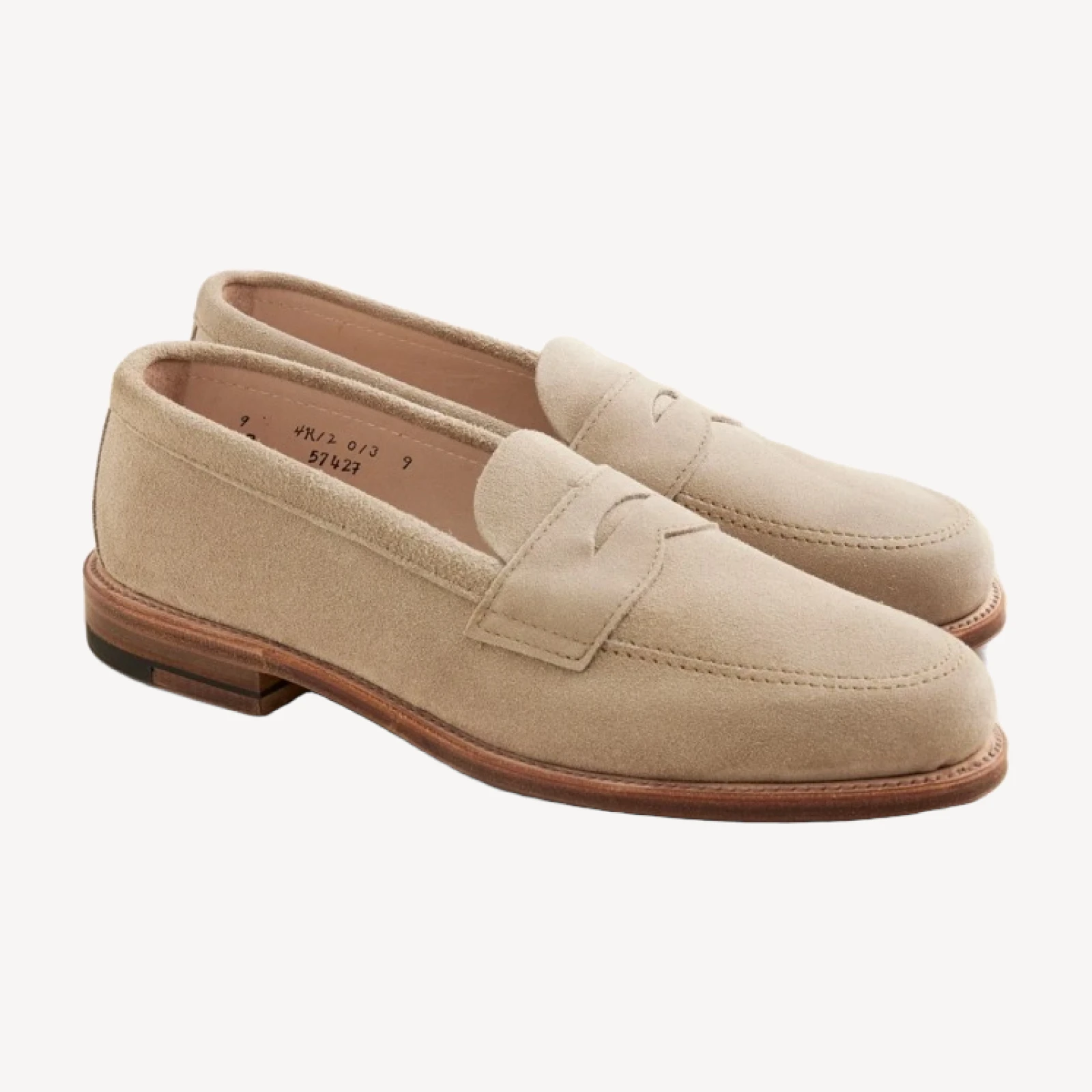 Alden® for J.Crew Madison suede penny loafers