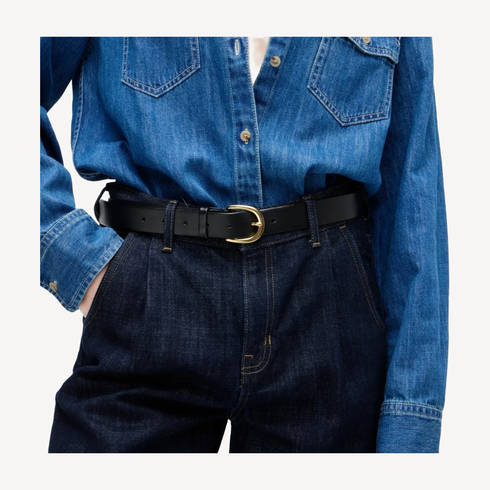 Classic belt in Italian leather