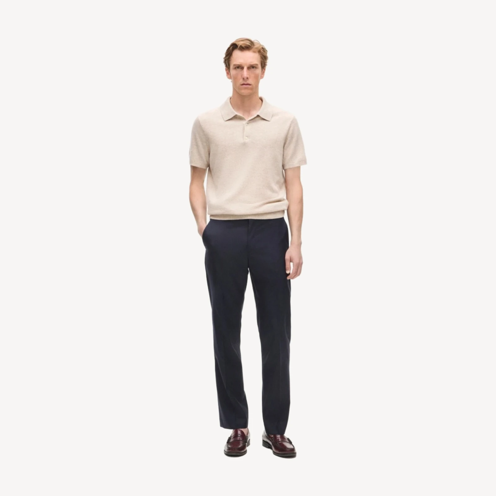 Crosby Classic-fit suit pant in Italian wool