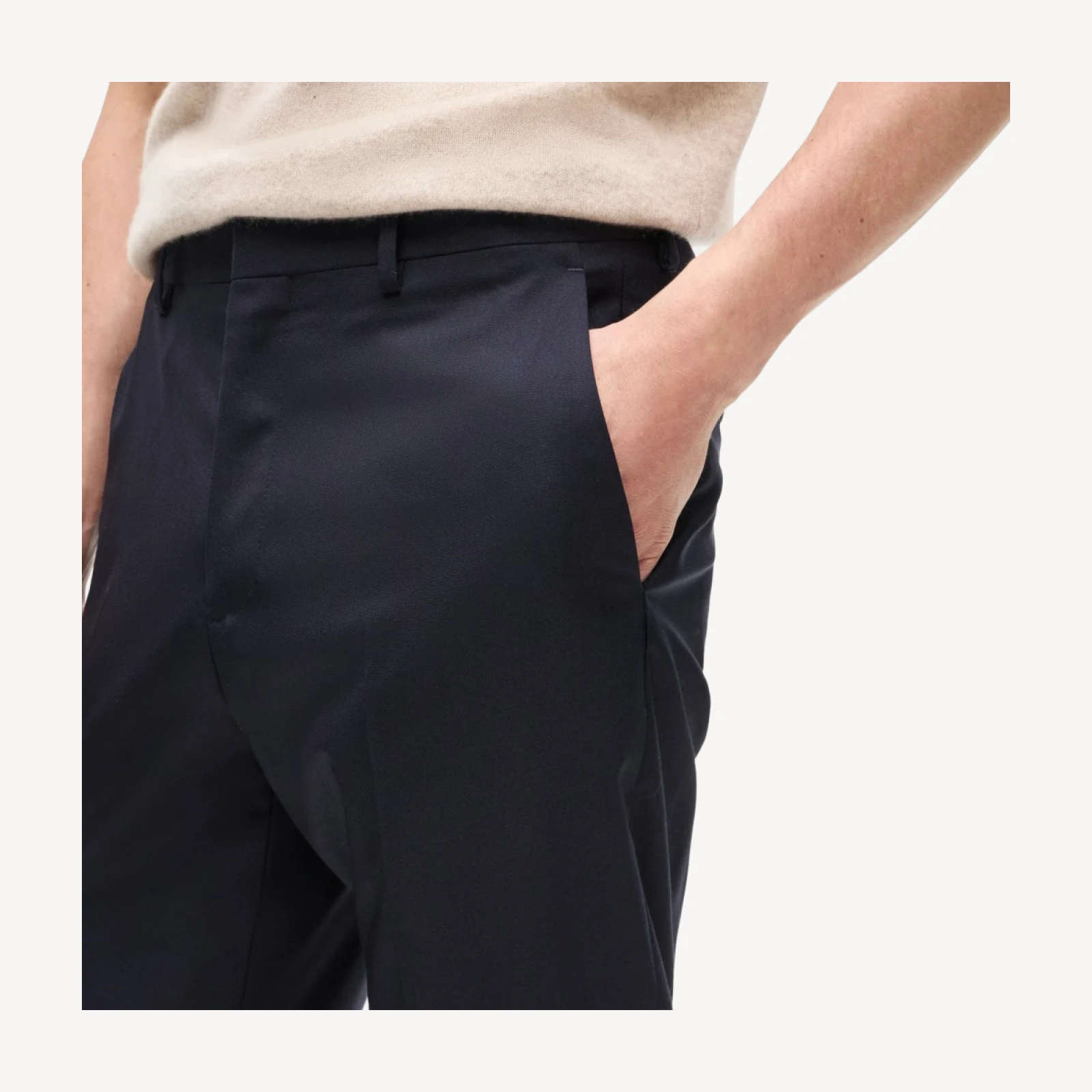 Crosby Classic-fit suit pant in Italian wool
