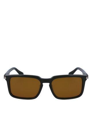 Ferragamo Prisma Rectangular Sunglasses, 56mm
