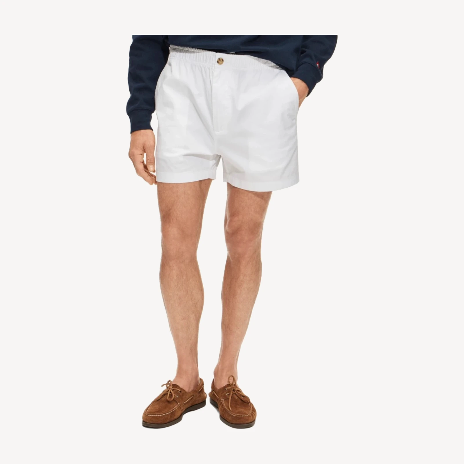 4" lightweight chino drawstring short