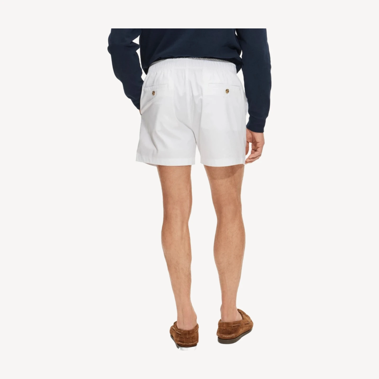 4" lightweight chino drawstring short