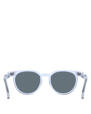 Ferragamo Renew Gancini Round Sunglasses, 53mm