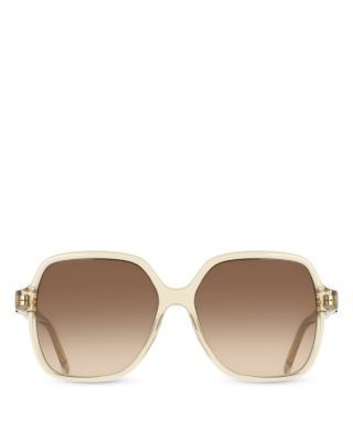 Ferragamo Gancini Square Sunglasses, 57mm