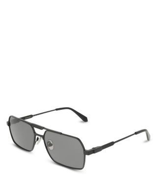 Ferragamo Prisma Pilot Sunglasses, 61mm
