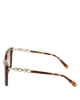 Ferragamo Cat Eye Sunglasses, 57mm