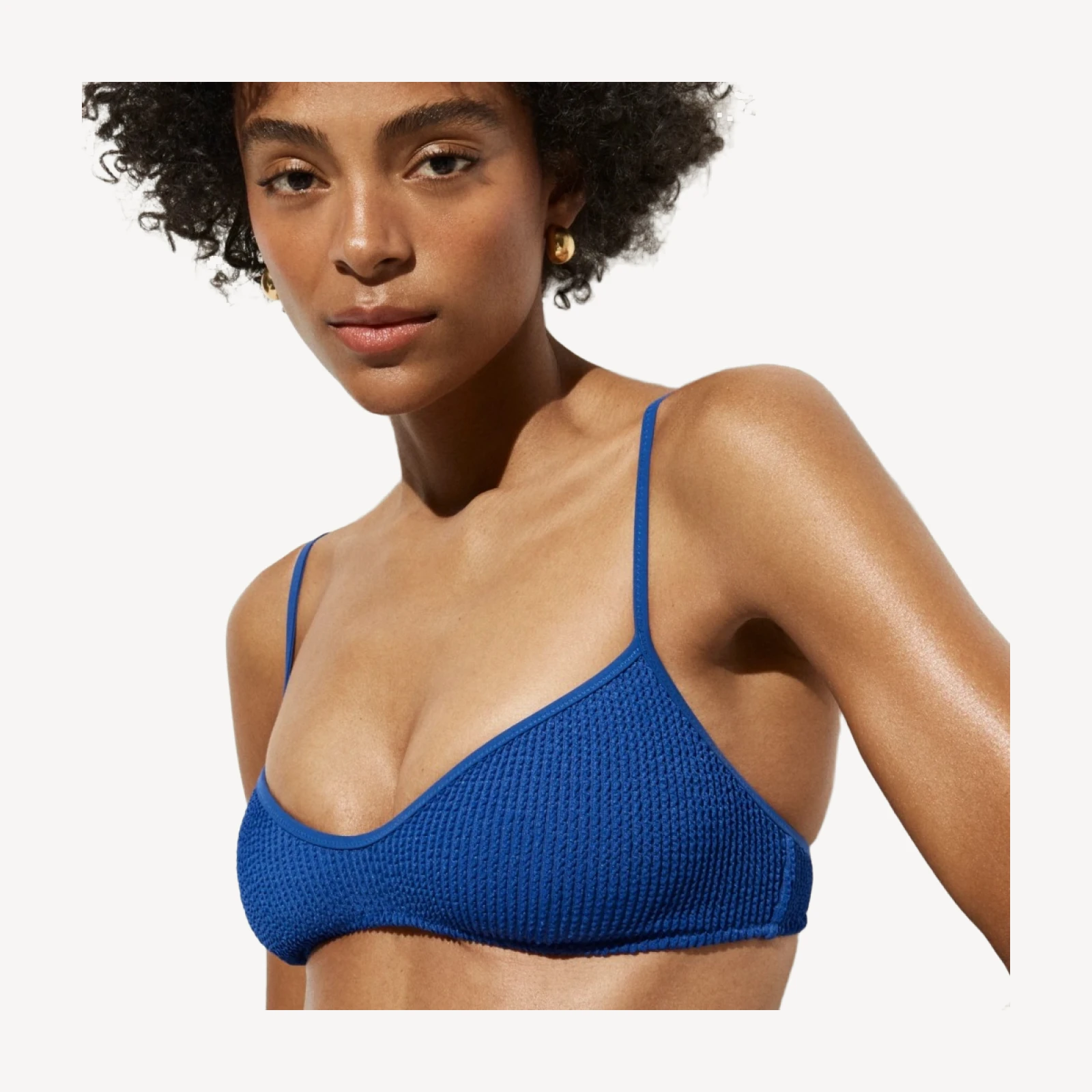 Odessa scrunchie bikini top