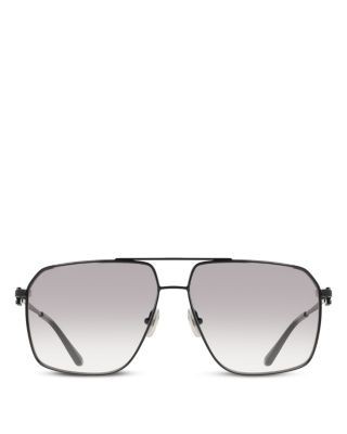 Salvatore Ferragamo Brow Bar Aviator Sunglasses, 62mm