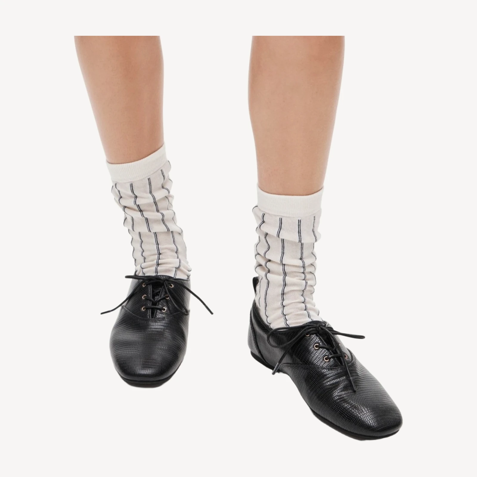 Striped trouser socks three-pack
