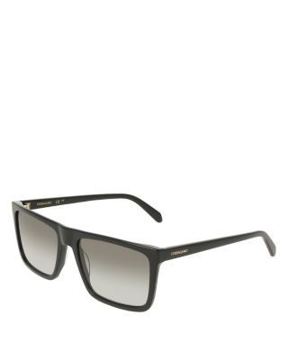 Ferragamo Rectangle Sunglasses, 58mm