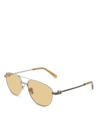 Ferragamo Aviator Sunglasses, 56mm