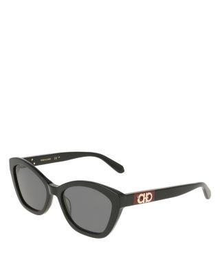 Ferragamo Gancini Charm Cat Eye Sunglasses, 55mm