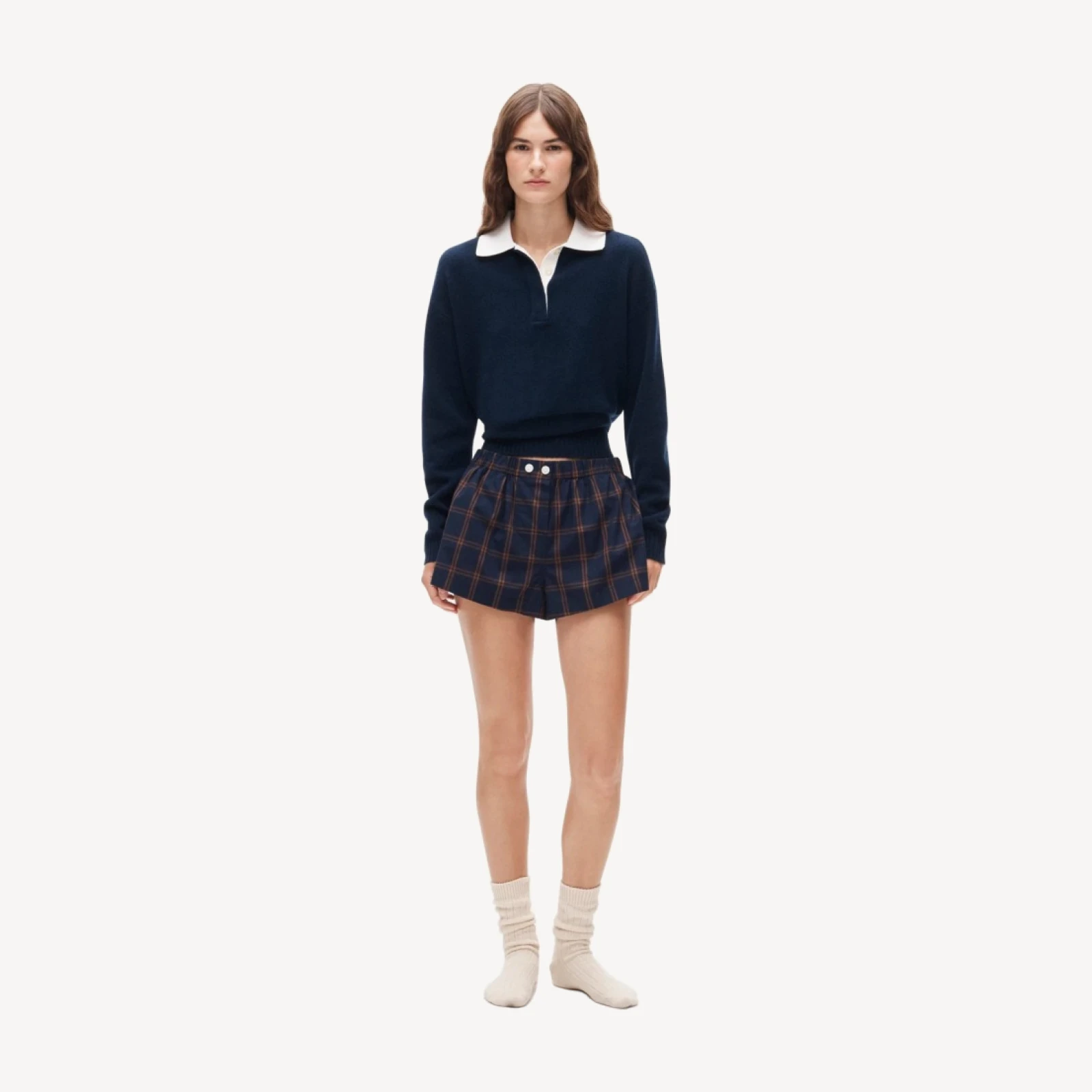 Boxer short in cotton poplin