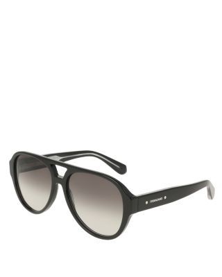 Ferragamo Firenze Aviator Sunglasses, 58mm