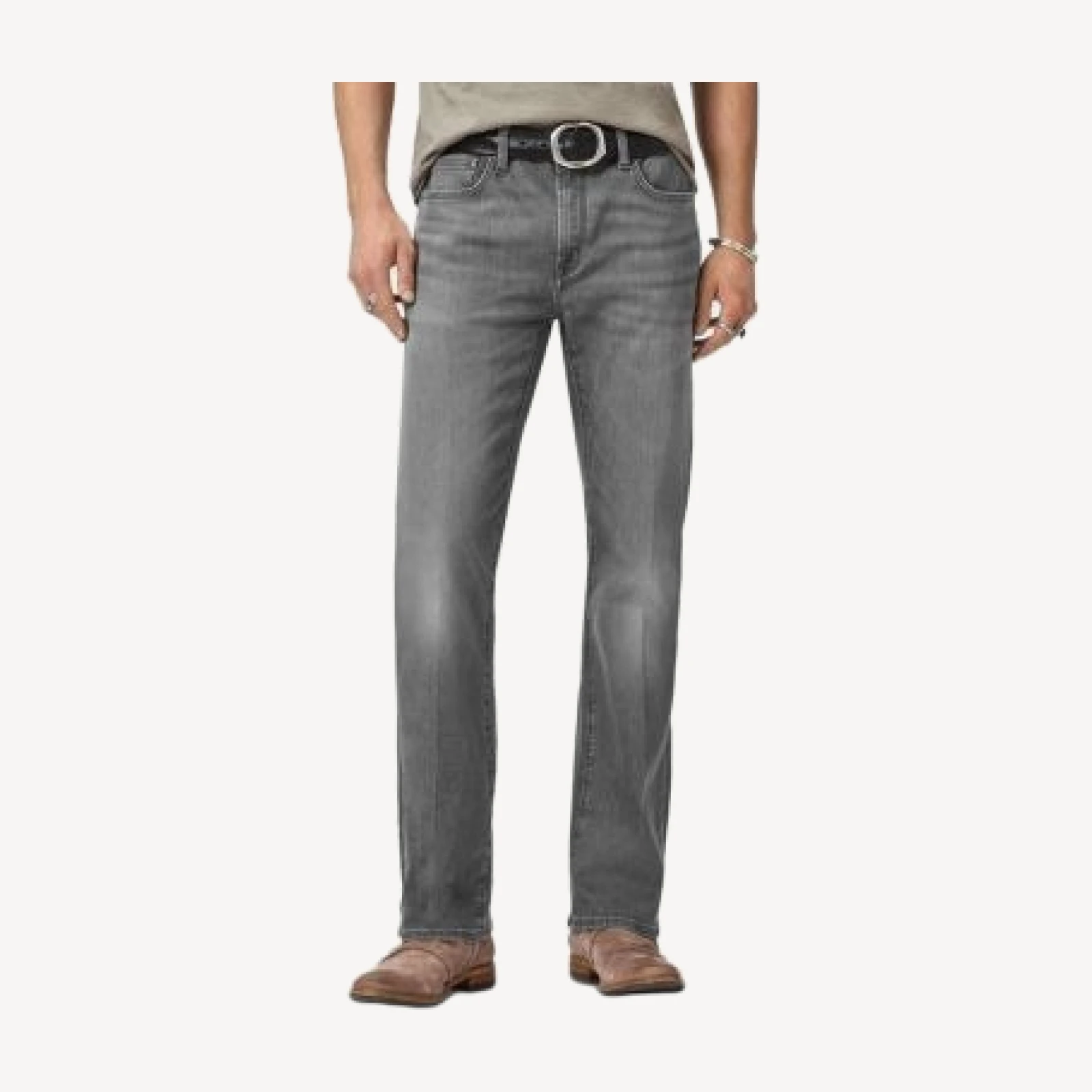 John Varvatos Fader Bootcut Fit Jeans in Flagstone