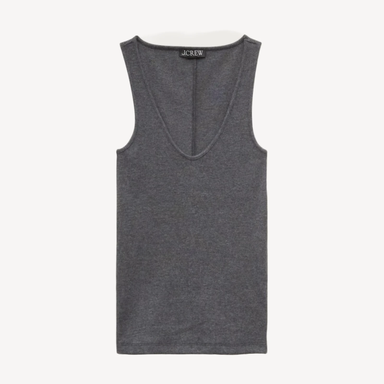 Perfect rib V-neck tank top