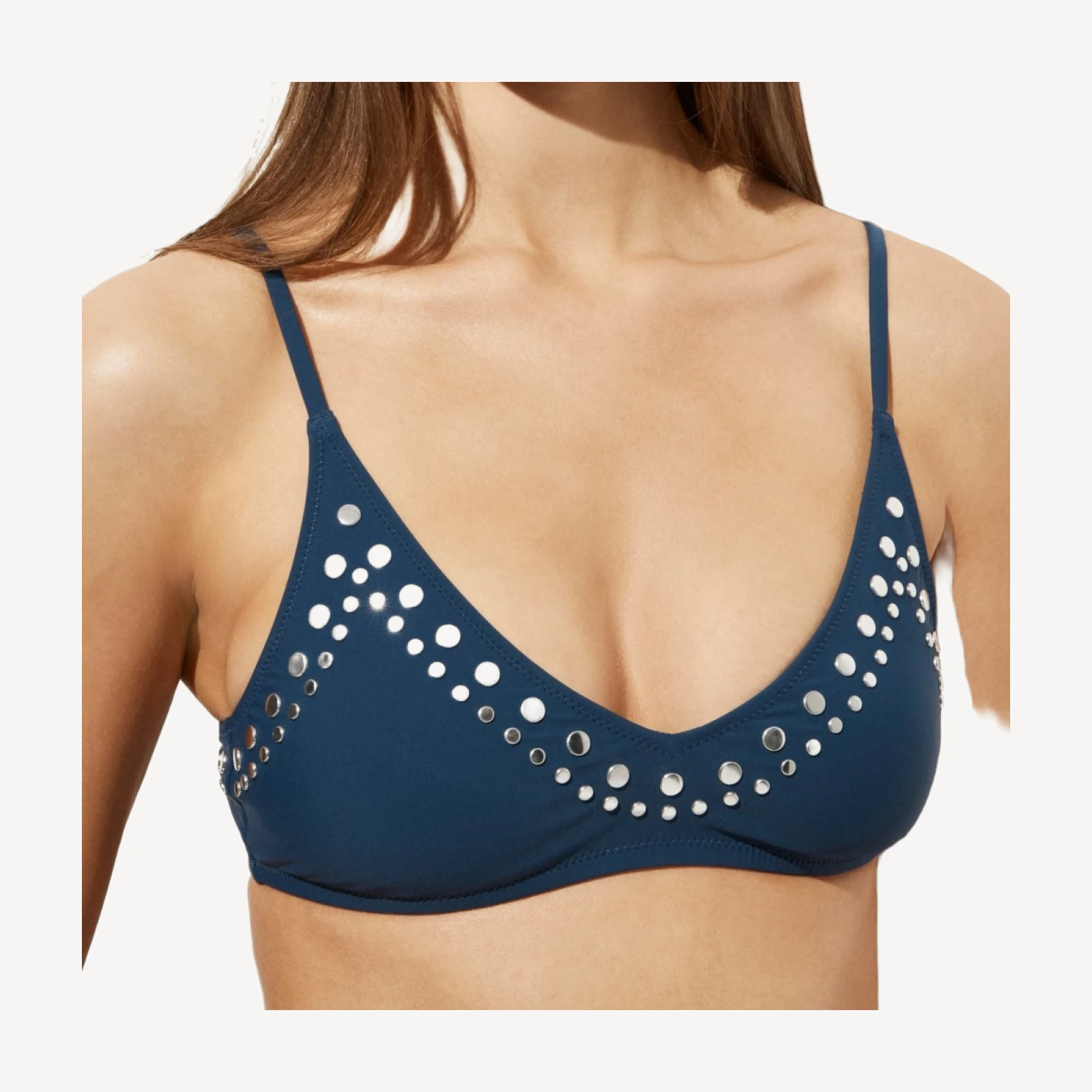 Lana studded bikini top
