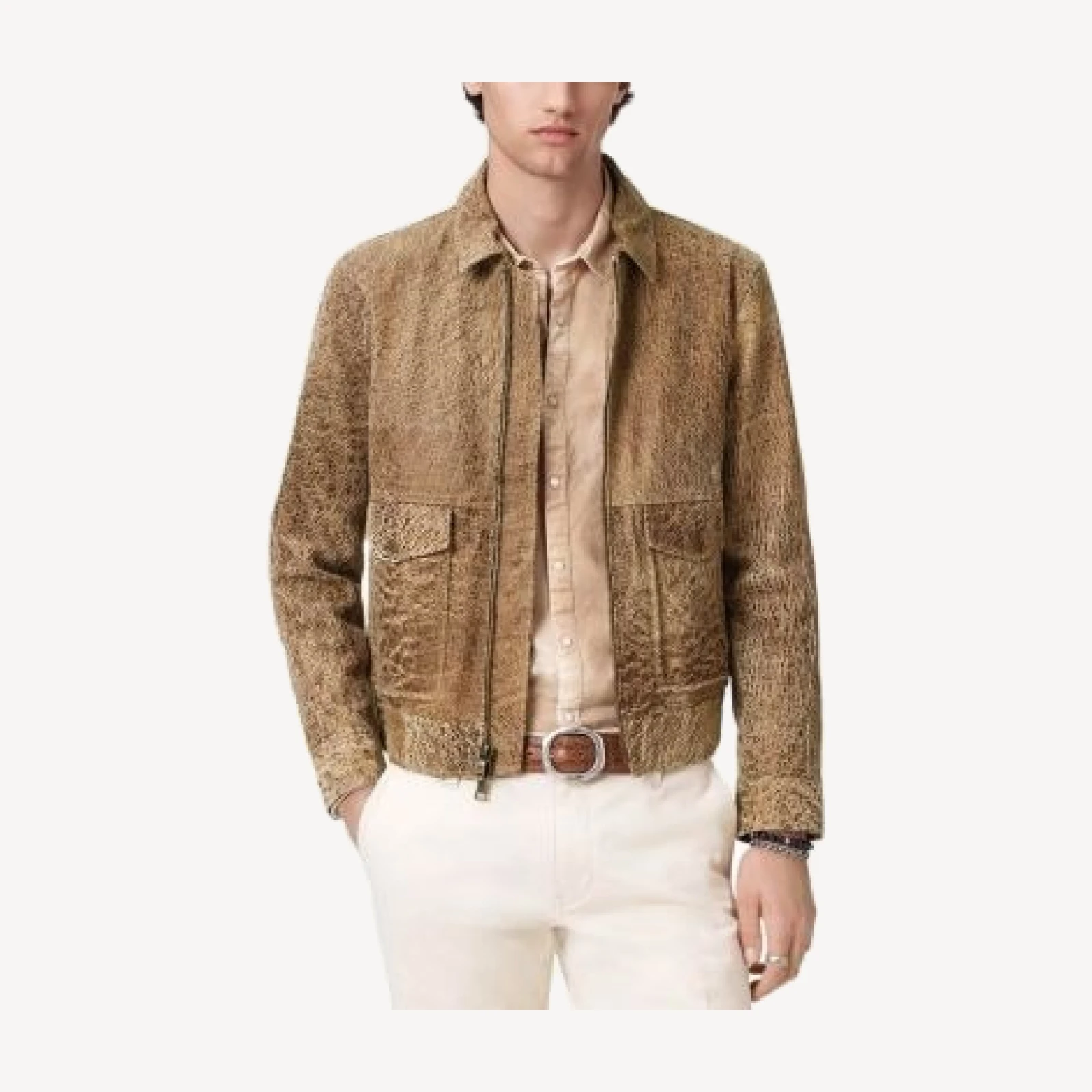 John Varvatos Apollo Leather Jacket