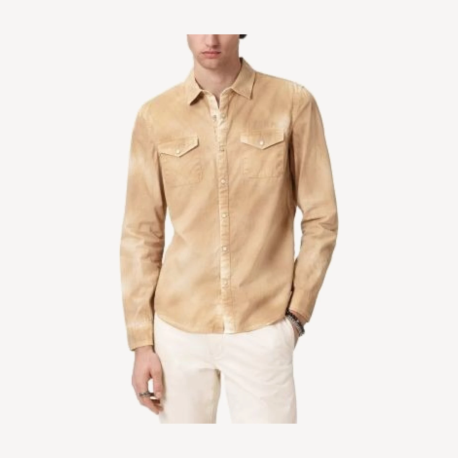 John Varvatos Marshal Western Snap Front Shirt