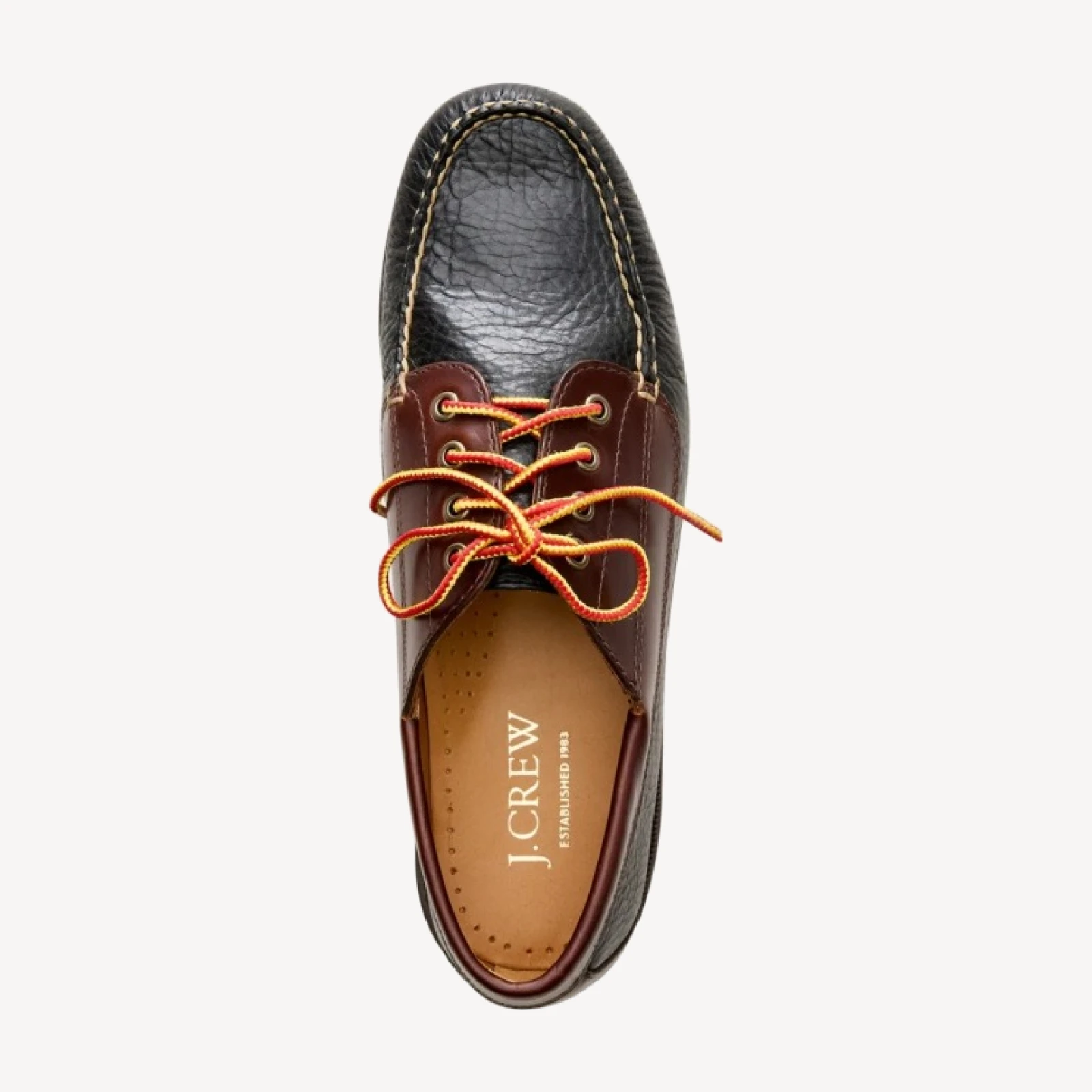 Four-eye lake shoes in leather