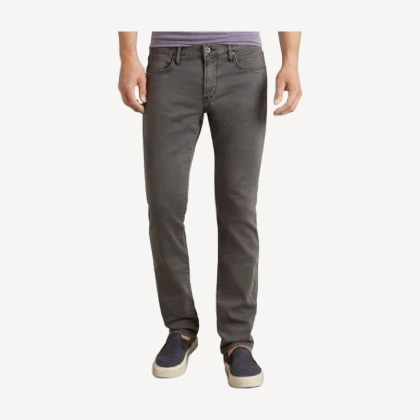 John Varvatos Star Usa Bowery Straight Fit Jeans in Shark