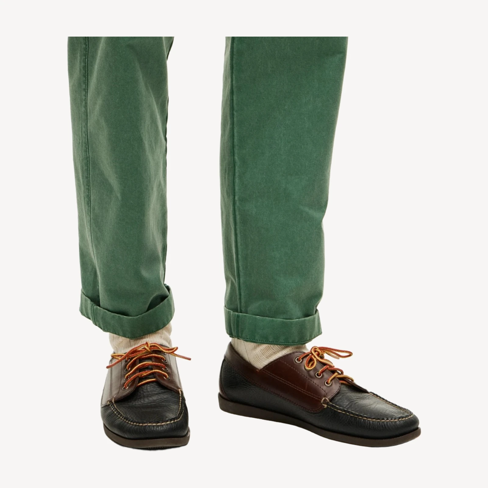 Four-eye lake shoes in leather