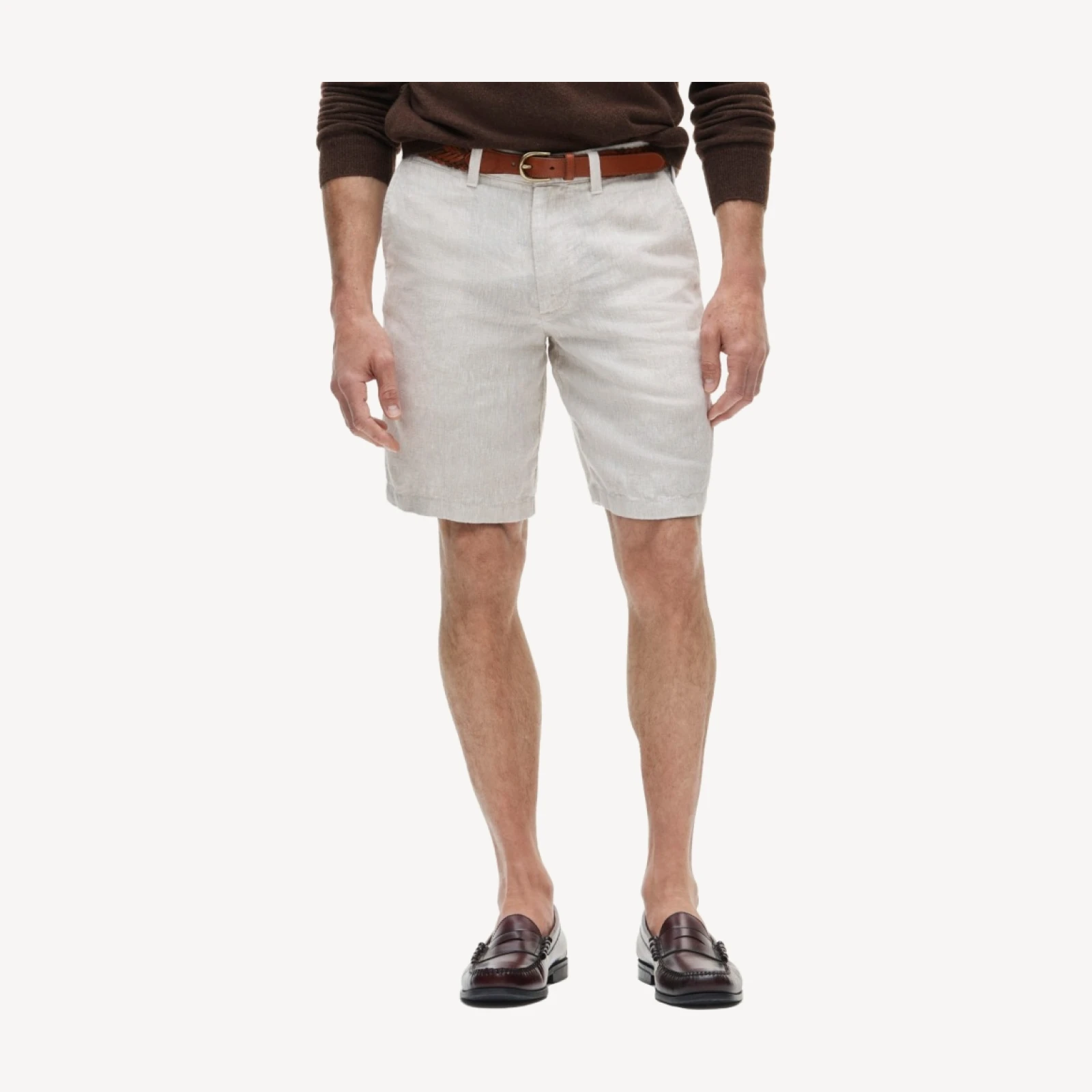 9" linen short