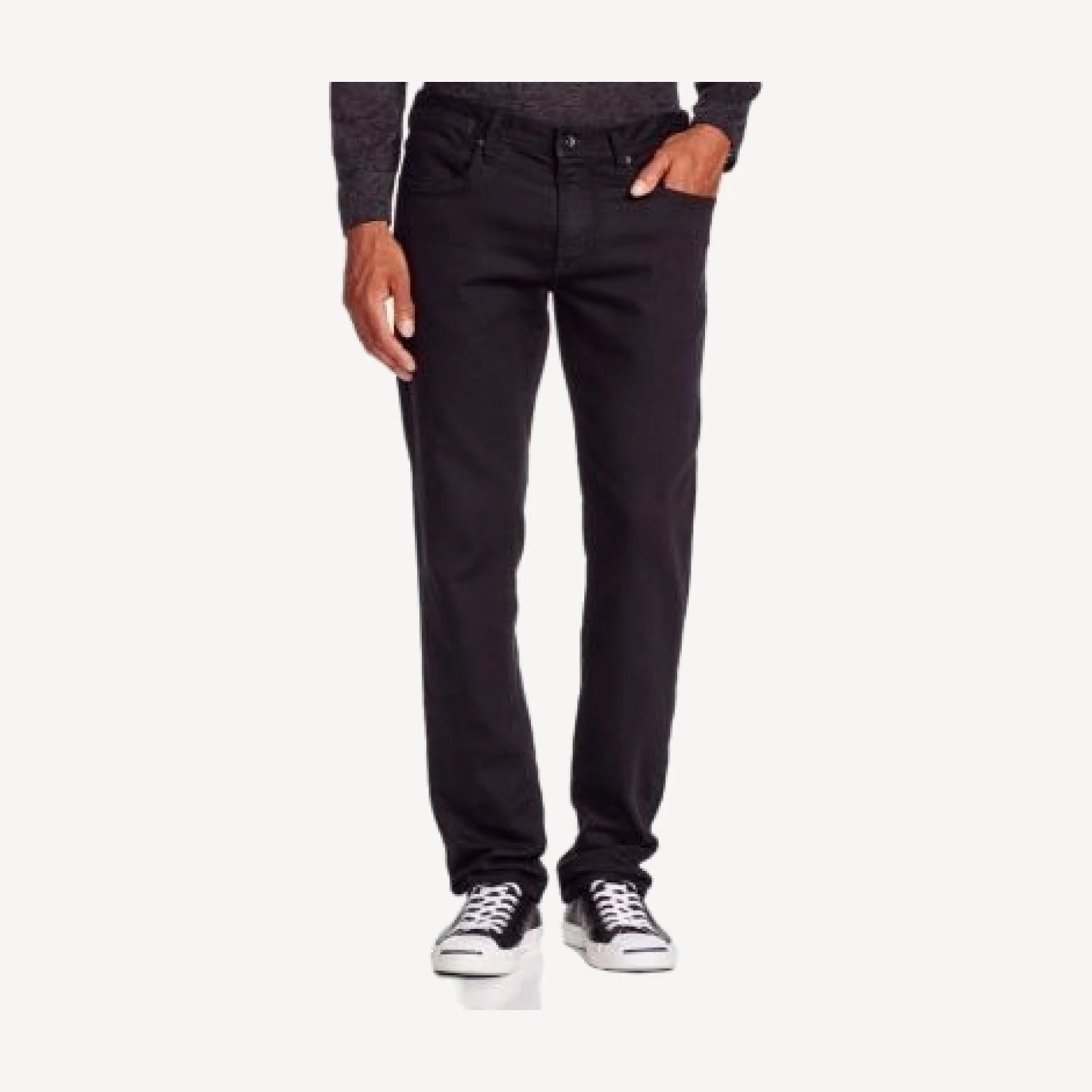 John Varvatos Usa J701 Straight Fit Jeans in Black