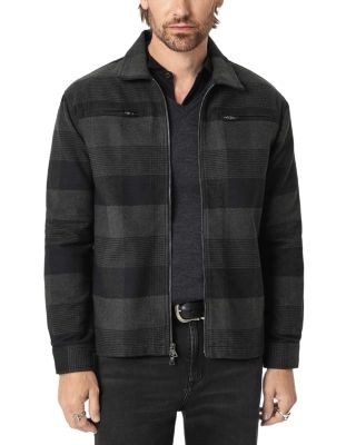 John Varvatos Grafton Flannel Check Shirt Jacket