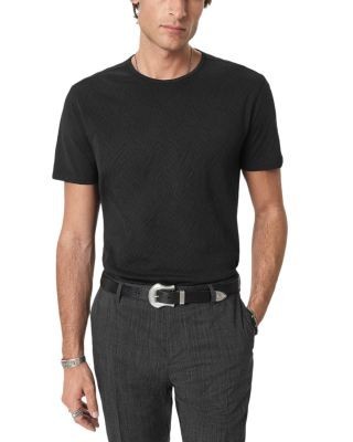 John Varvatos Mooney Textured Crewneck T-Shirt