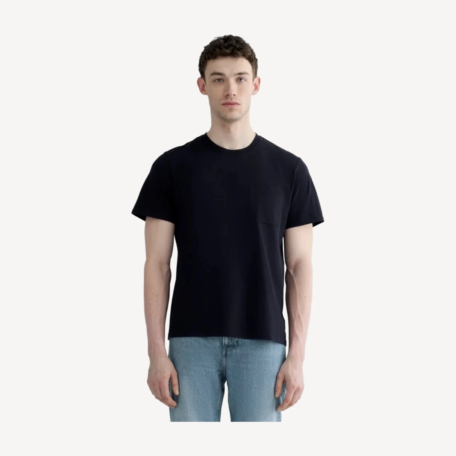The Premium-Weight Pocket Tee | Uniform | Black