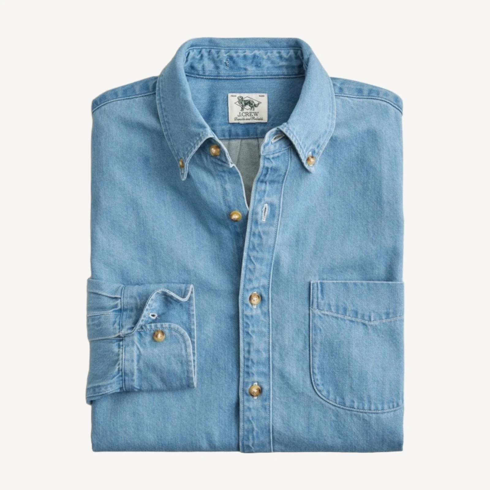 Midweight denim shirt