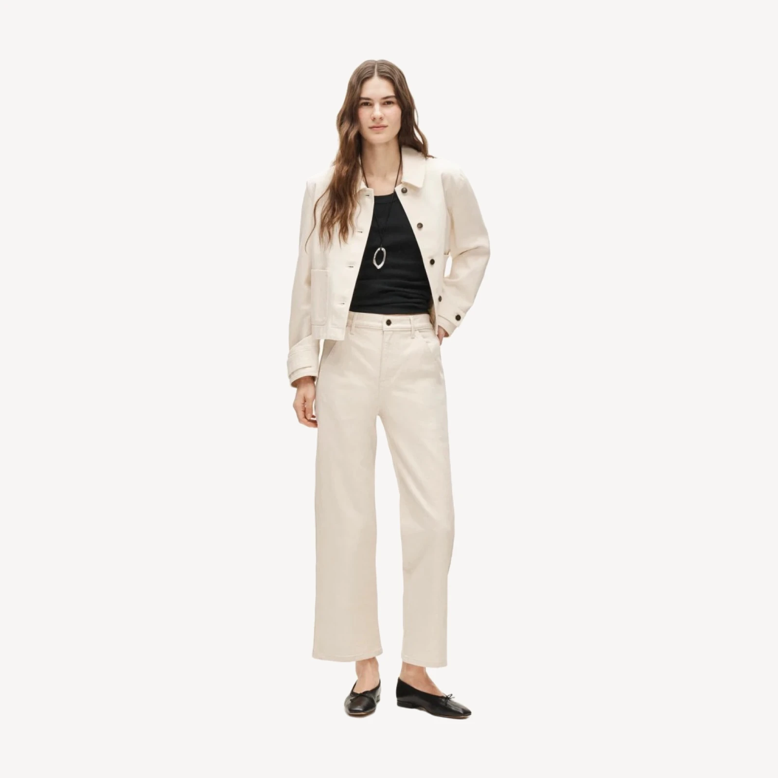 Utility slim-wide jean