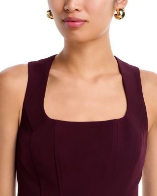 Aqua Sleeveless Peplum Top - Exclusive