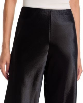 Aqua Satin Bias Cut Pants - Exclusive