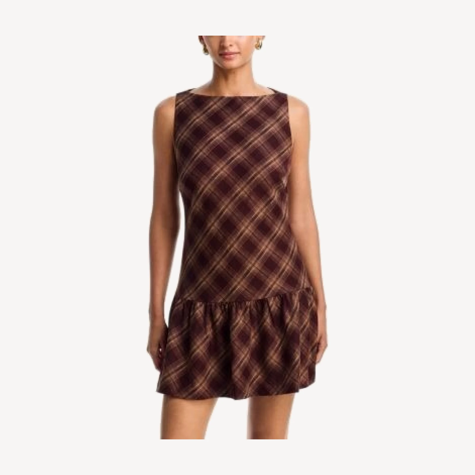 Aqua Drop Waist Sleeveless Mini Dress - Exclusive