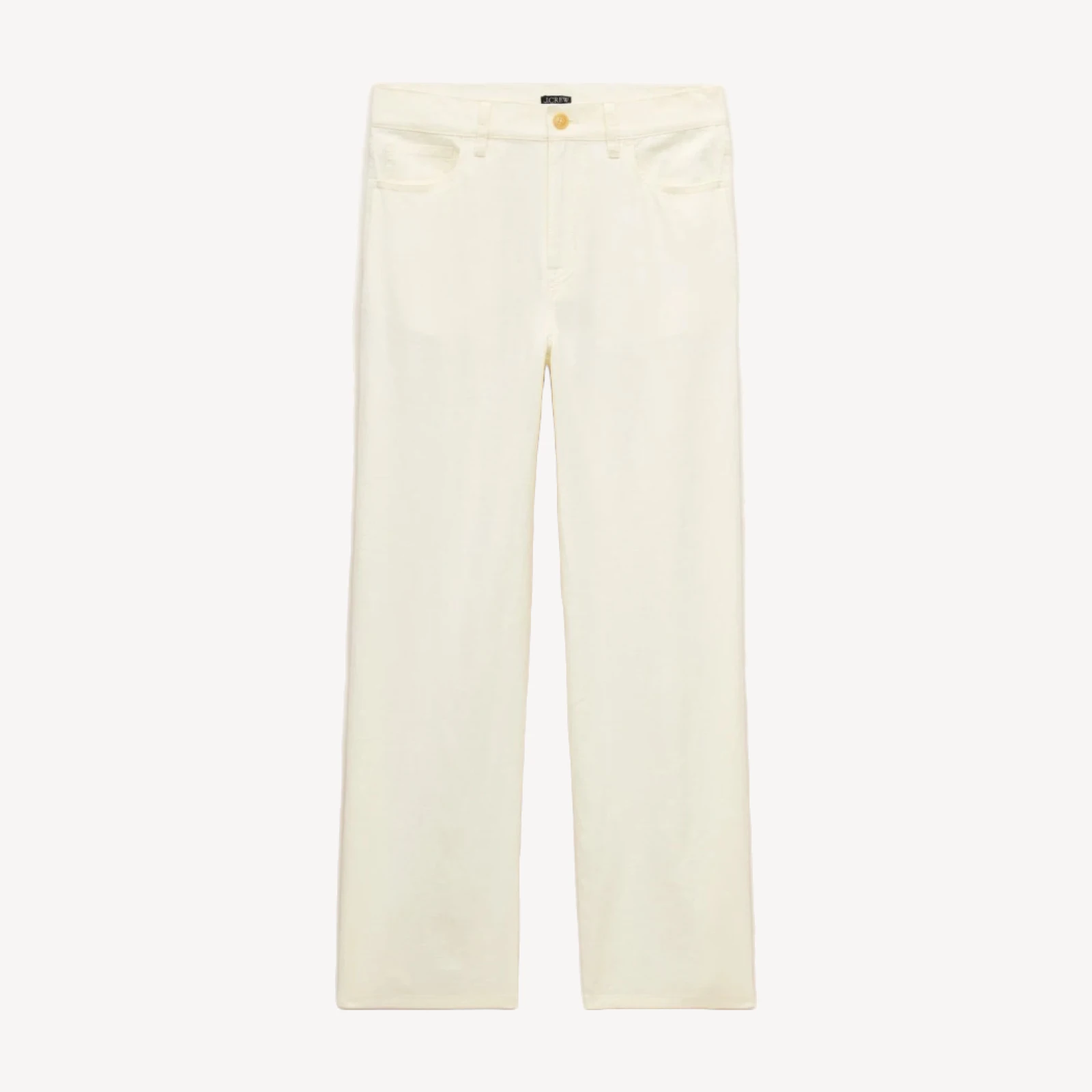 Five-pocket pant in stretch linen blend