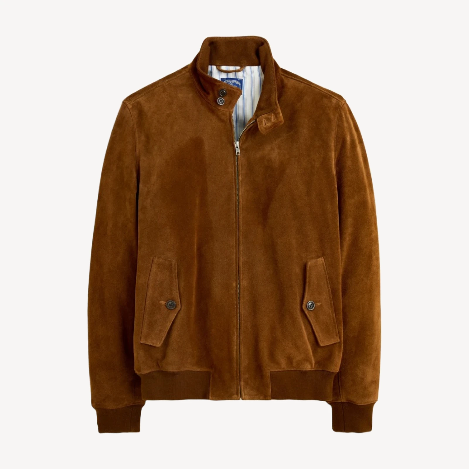 Harrington jacket in Italian suede