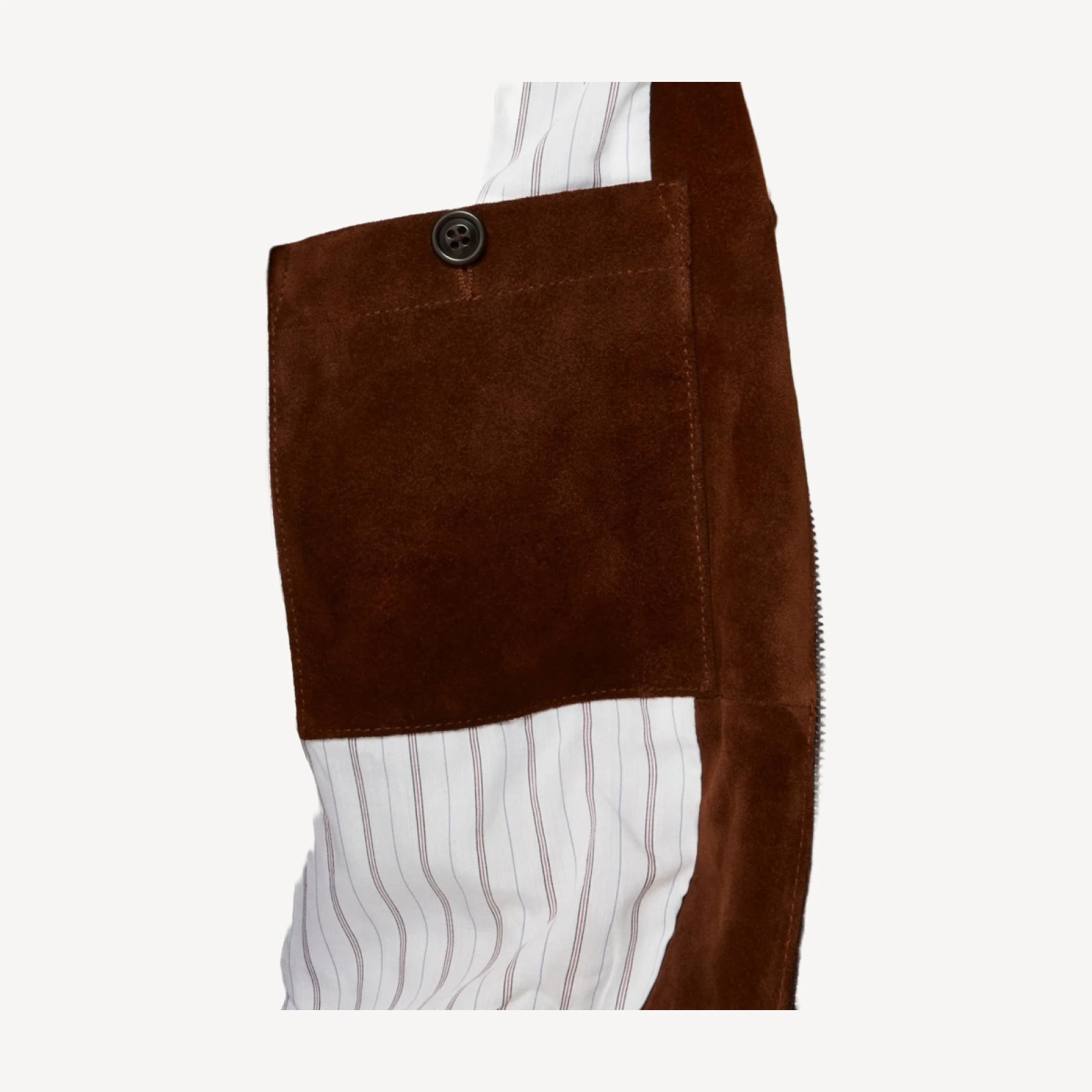 Harrington jacket in Italian suede