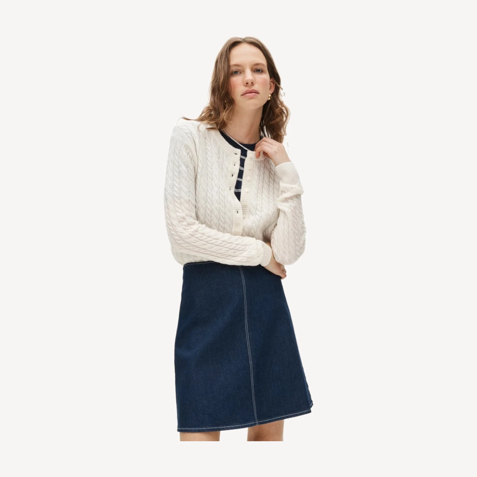 Fairfax skirt in denim