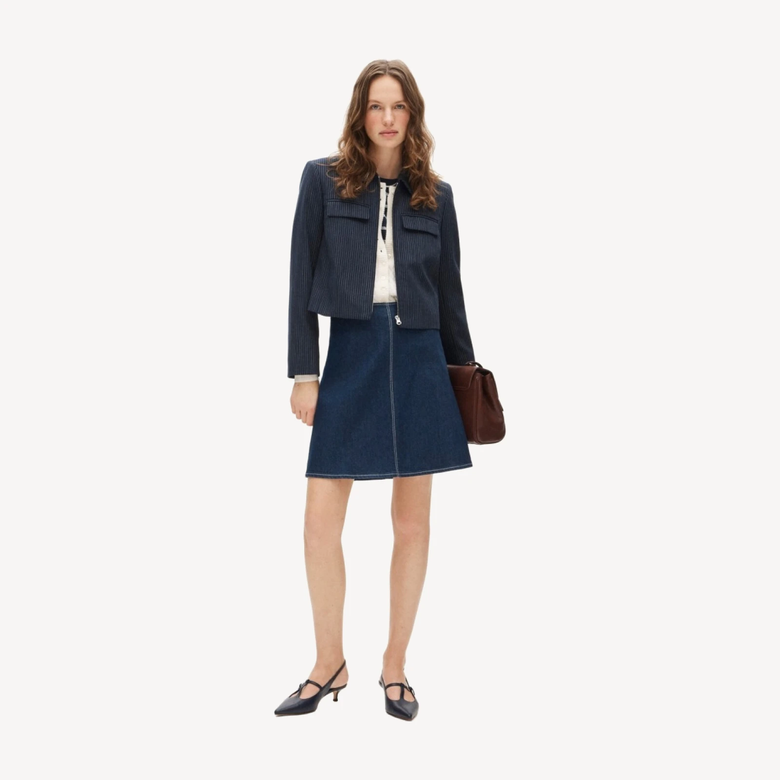 Fairfax skirt in denim